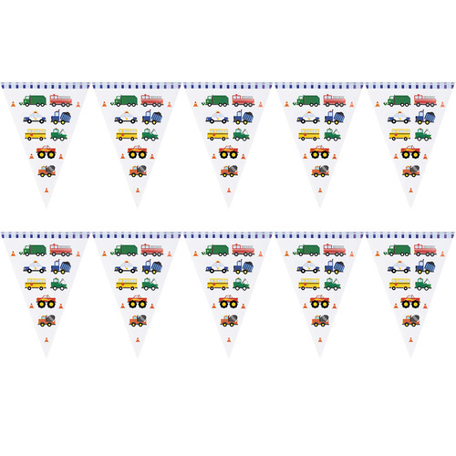 Engineering Vehicle Theme Party Decoration Supplies Excavator Disposable Paper Cups Paper Plate Children's Birthday Supplies Factory