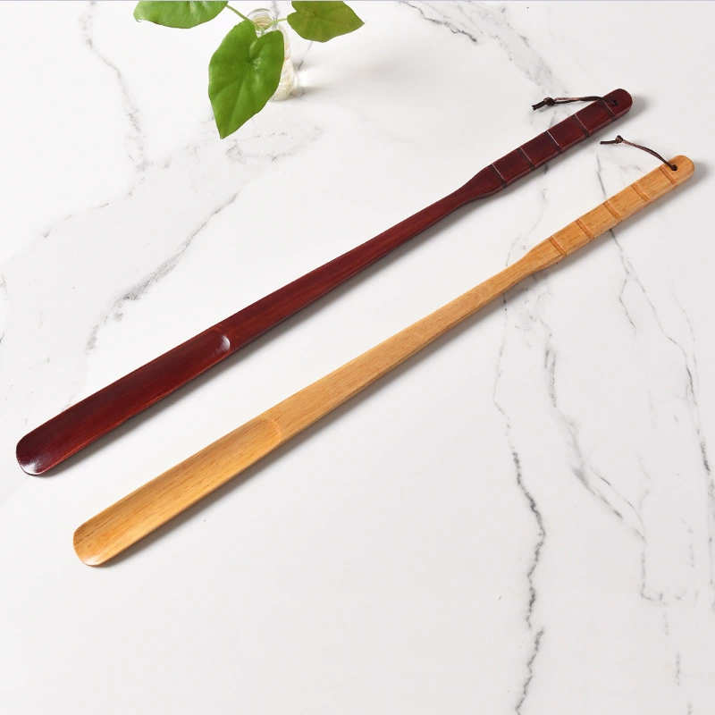 Деревянная обувная лопатка из дерева, длинные и короткие ручки для беременных и пожилых, 32–75 см