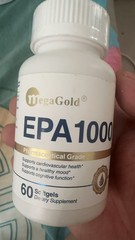 美国进口MegaGold高纯度99%高浓缩EPA1000深海鱼油胶囊60粒omega3