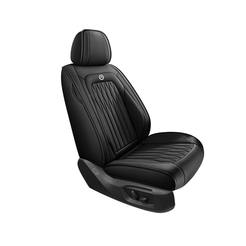 25 Years New All-Inclusive Diamond-Shaped Full-Leather Car Seat Cushion for All Seasons Manufacturer Wholesale All-Inclusive Seat Cover Cushion