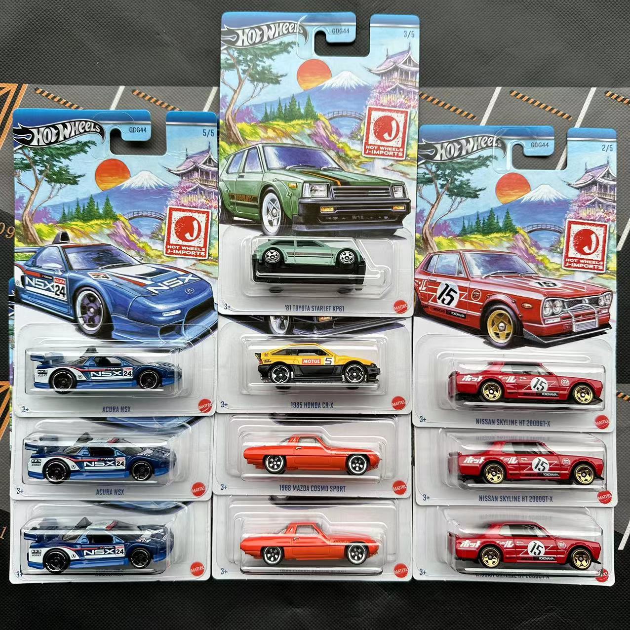 Gdg44 sakura (photographed in multiples of 10)