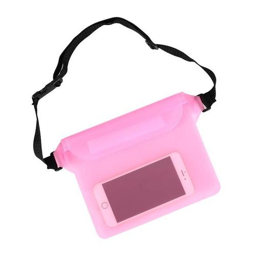 Outdoor mobile phone waterproof bag Beach mountain climbing PVC waterproof waist bag New color storage bag waterproof cover