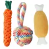 Plush chicken leg+carrot+single -ear ball