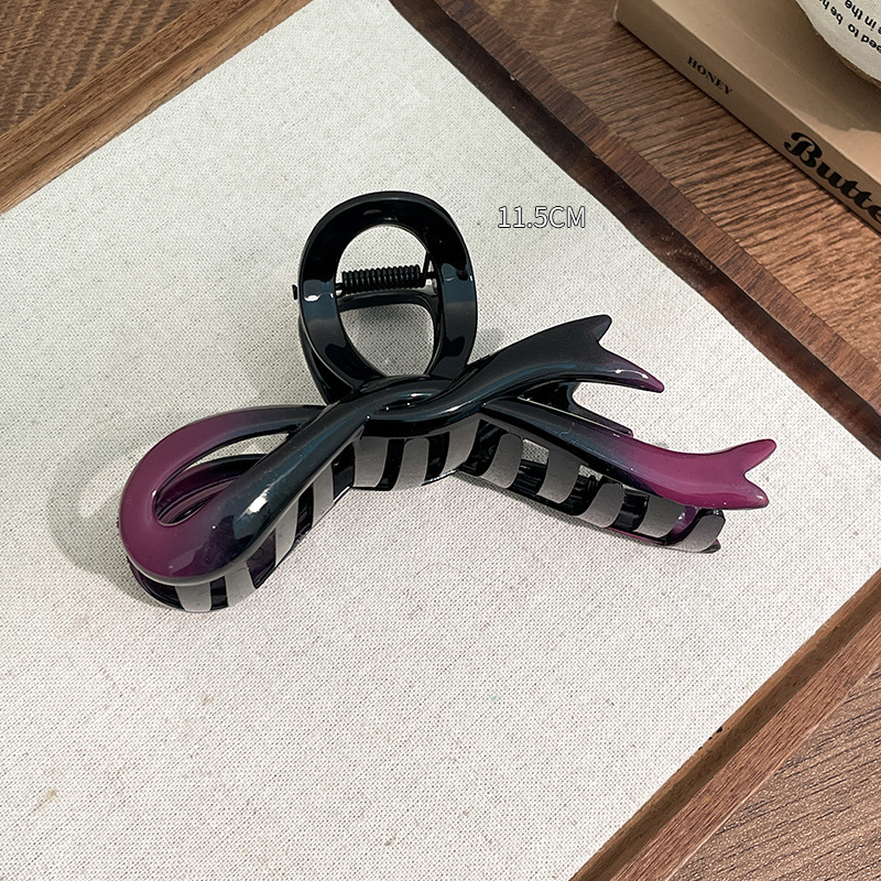Gran clip de tiburón esmerilado acrílico simple horquilla tocado volumen gran horquilla de alto grado accesorios para el cabello al por mayor