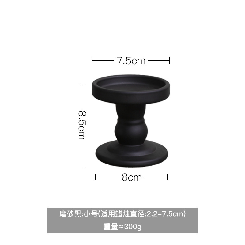 韓国insレトロ個性小衆緑ガラス燭台ホーム民宿ソフト装飾置物撮影道具|undefined