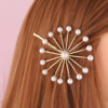 Hairgrip from pearl, starry sky, new collection, wholesale