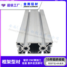 金属铝合金型材5050铝材50100重型铝型材欧标型材50*50方管铝型材