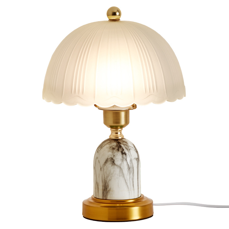 Lámpara de Noche de Lujo con Diseño Floral, Estilo Francés, para Dormitorio, Ambiente Romántico, Modelo 2026, 521L