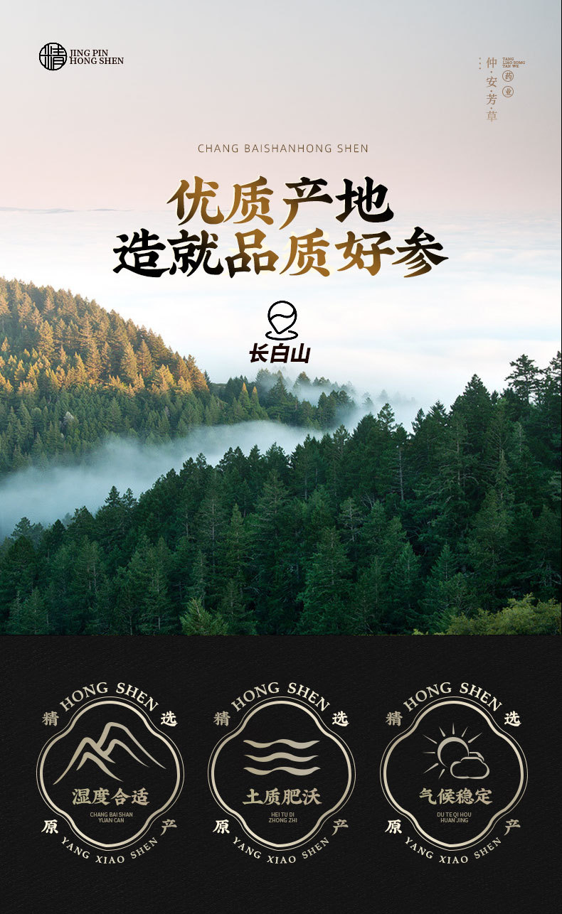 Red Ginseng Slices (Panax ginseng) — Changbai Mountain Ji'an Dried Root Slices, Food Herb overview