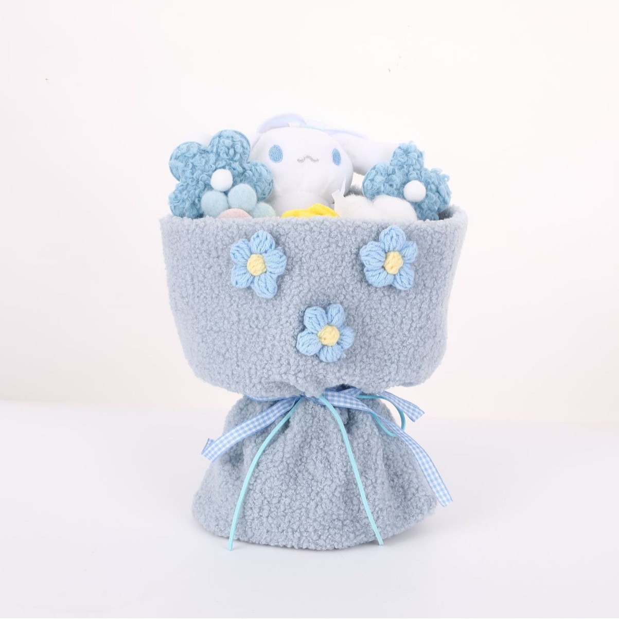 Día DE LOS NIÑOS regalo muñeca ramo para mamá Día del niño compra grupo supermercado puesto ramo de flores luminosas