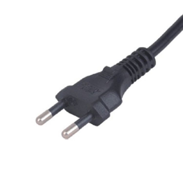 巴西二插8字尾电源线1.2米 巴西两插电源插头连接线 纯铜