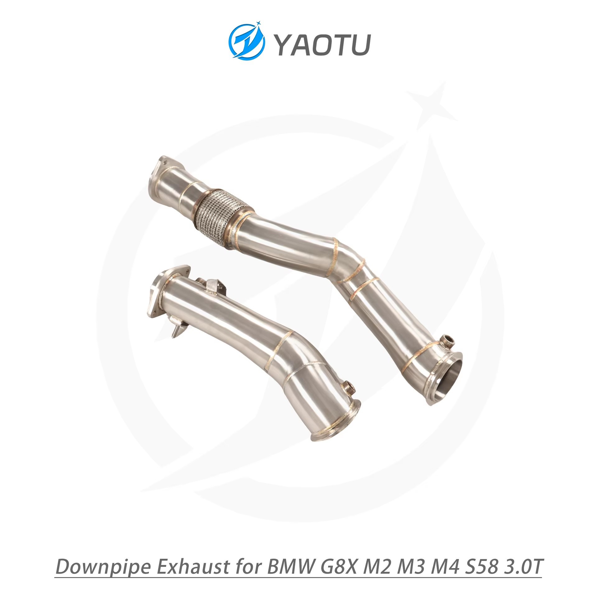Suitable for BMW M3/M4 G8X 3.0T direct-flow downpipe Escape free-flow pipe exhaust system