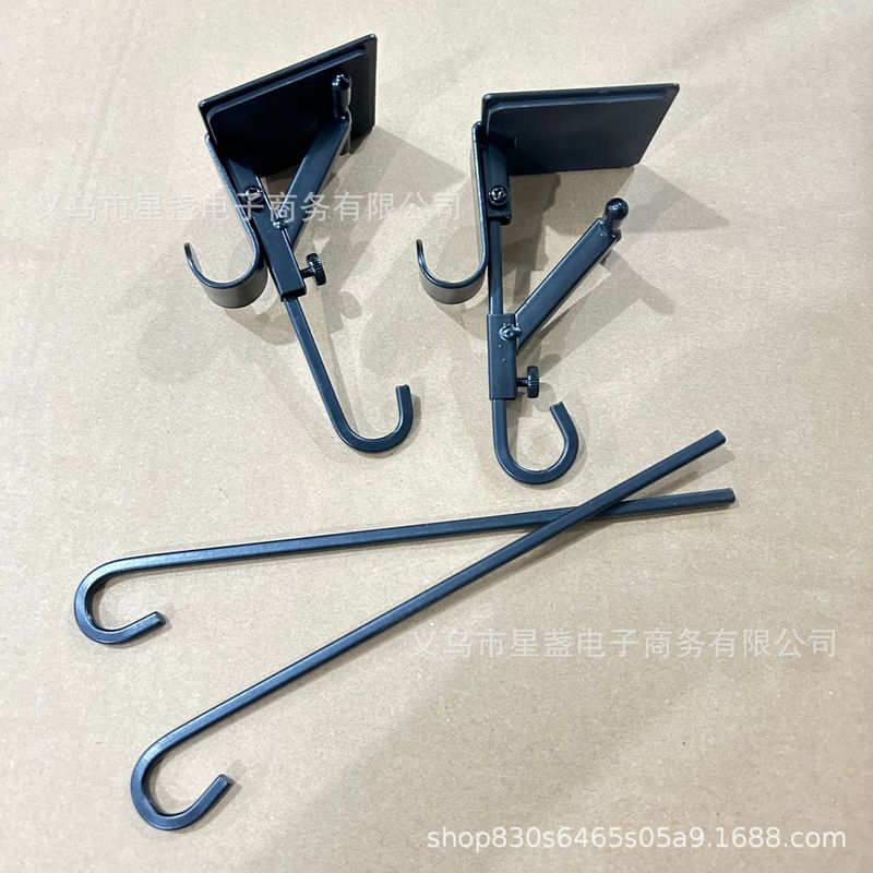 跨境爆款圣诞节袜子挂钩家用可调节伸缩挂钩创意金属壁炉架挂钩|undefined