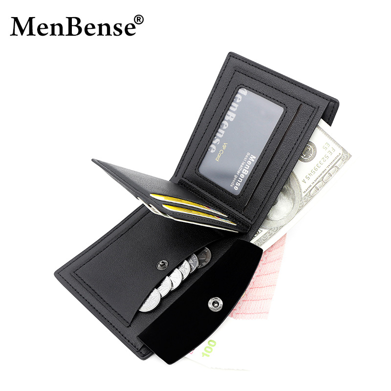 Nueva cartera corta para hombres Comercio exterior Venta caliente retro horizontal hombres transfronterizos multi-Tarjeta cartera fábrica al por mayor