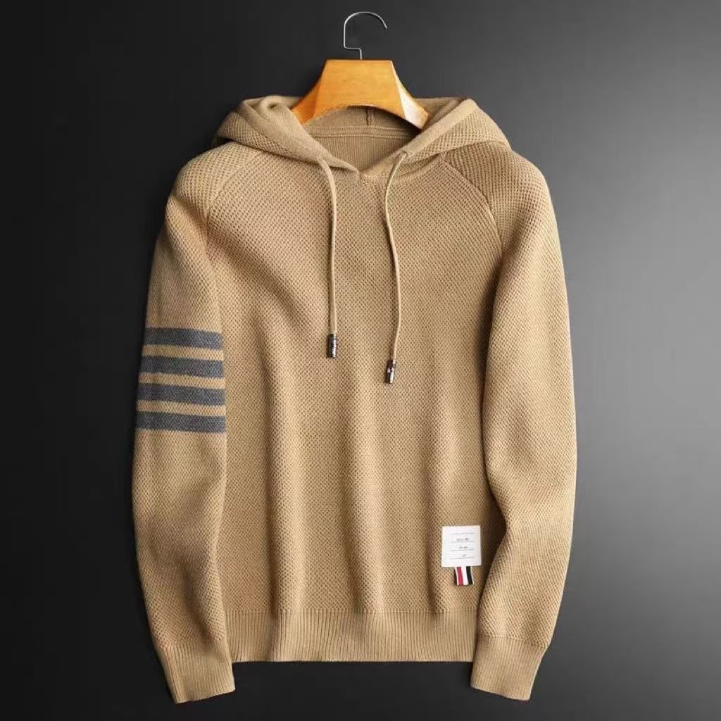 autumn winter knitted hoody