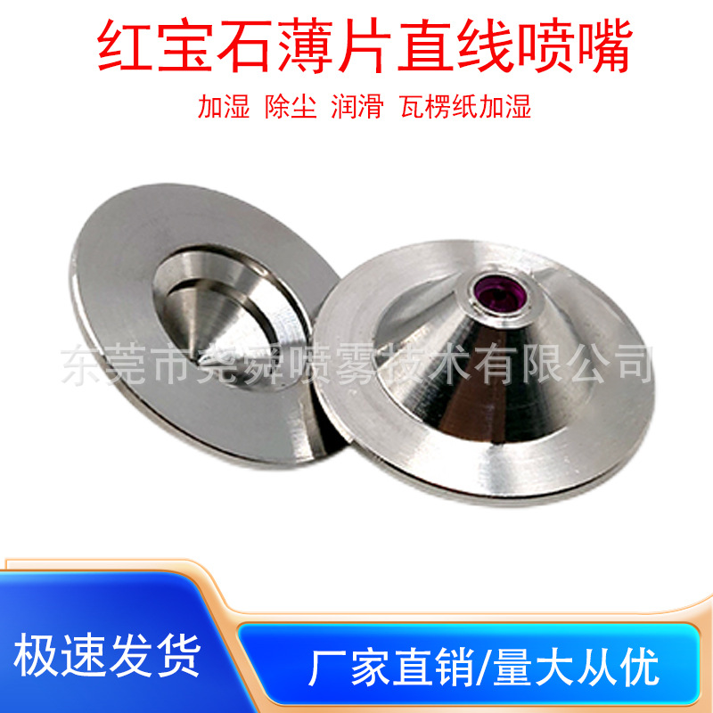 316不锈钢薄片高压针形喷嘴2531Ru红宝石镶芯造纸厂切割清洗喷嘴