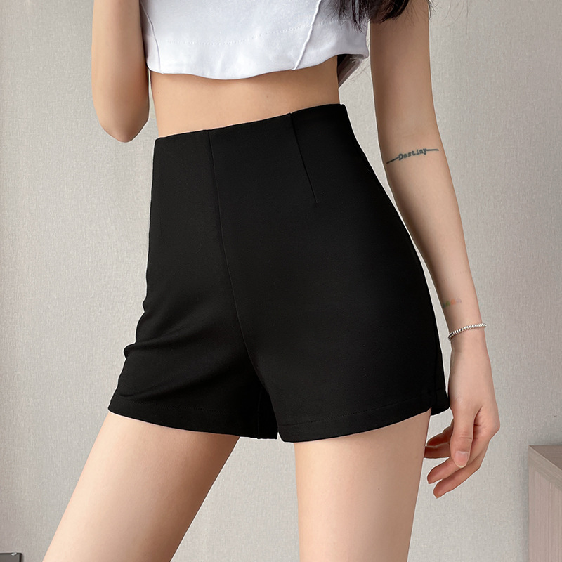 Black Suit Shorts for Women, Spring and Autumn 2026 New Style, A-Line Hot Girl Boot Shorts, Petite Tight Elastic Hot Pants
