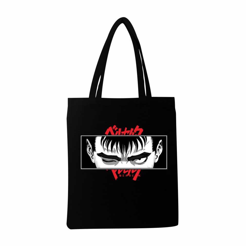 Berserk 剑风传奇动漫印花帆布包单肩包全球外贸折叠袋手提购物袋