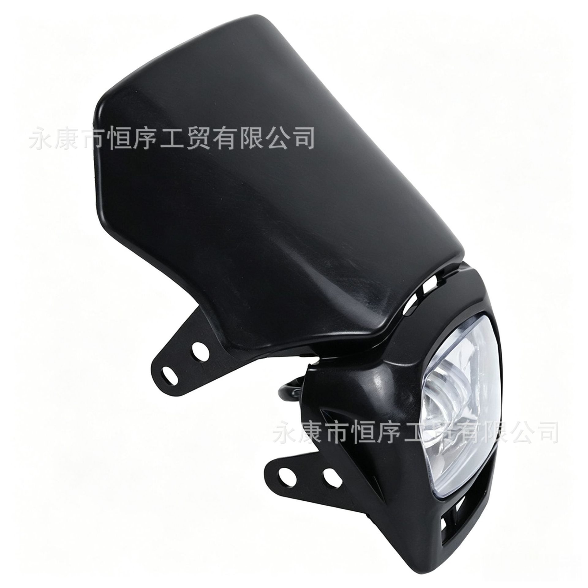 Off-road motorcycle LED headlight modification accessories: Flying Eagle Apollo small high-performance four-eye ghost face square headlight