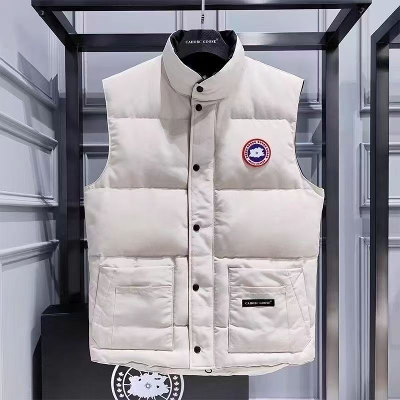 Big Goose 08 ダウンジャケットベスト男性と女性のためのカナダスタイルのカップル秋と冬厚く暖かいスポーツベスト卸売|undefined