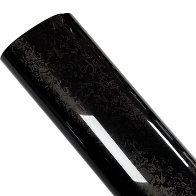 Auto Color Change Film, material 9D carbon fiber laser pattern - nano-tpf-metaverse-ghost-black-152165m