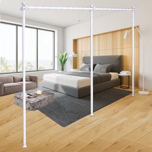Make Room Partition Rental House I-Shaped U Bed Blocking Curtain J^ Partition Screen Top Floor Living Room Modified Bedroom