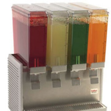 American Crathco Four-Cylinder Juice Cold Drink Machine E495-3 Type Capacity 9L Juice Machine Spray Type