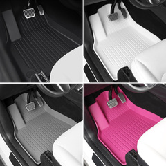 Suitable for Tesla's new version of Model 3/Y official floor mats TPE trunk mat back cushion accessories