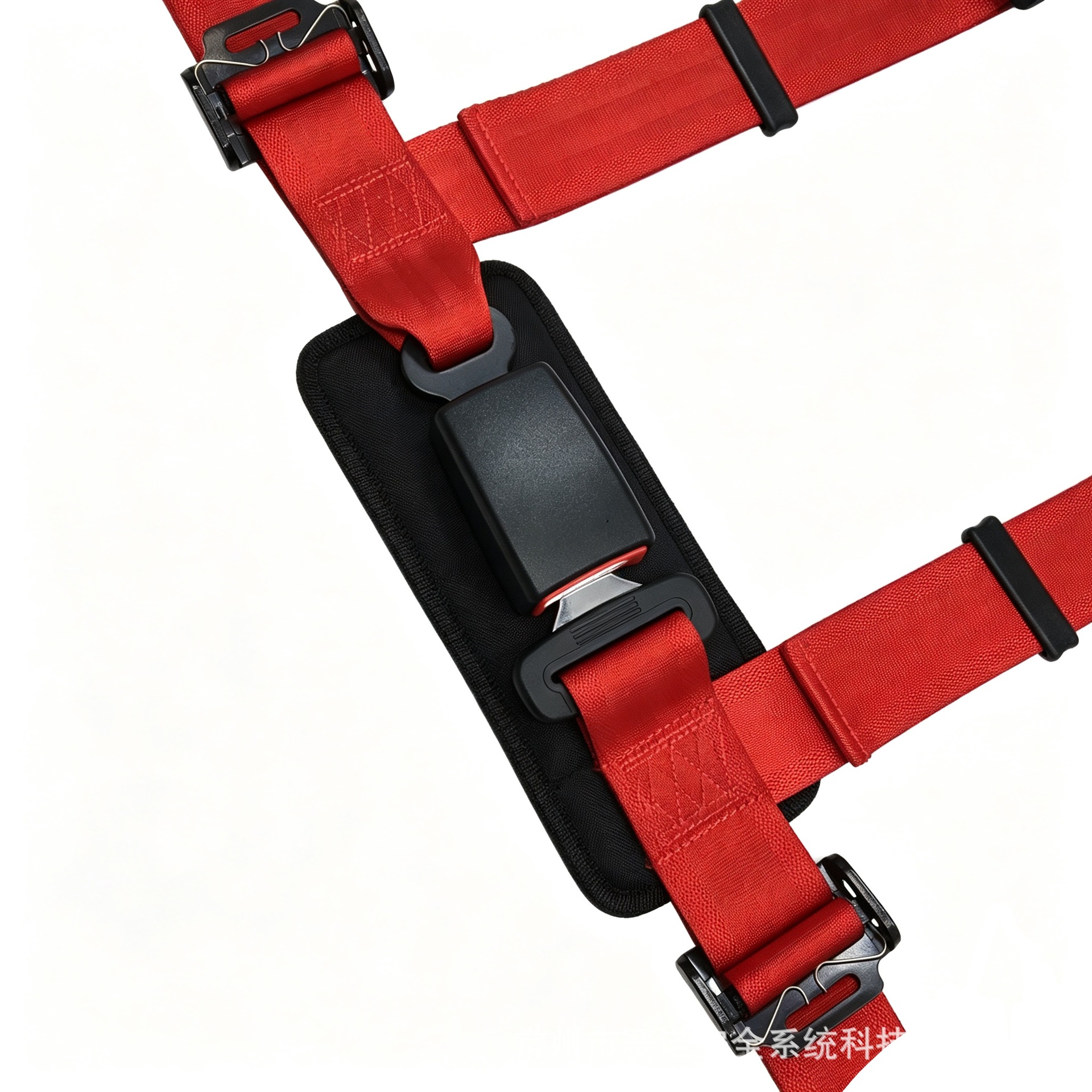 Amusement park equipment: Karting racing seat with a four-point safety harness, available for custom manufacturing and directly supplied by the manufacturer