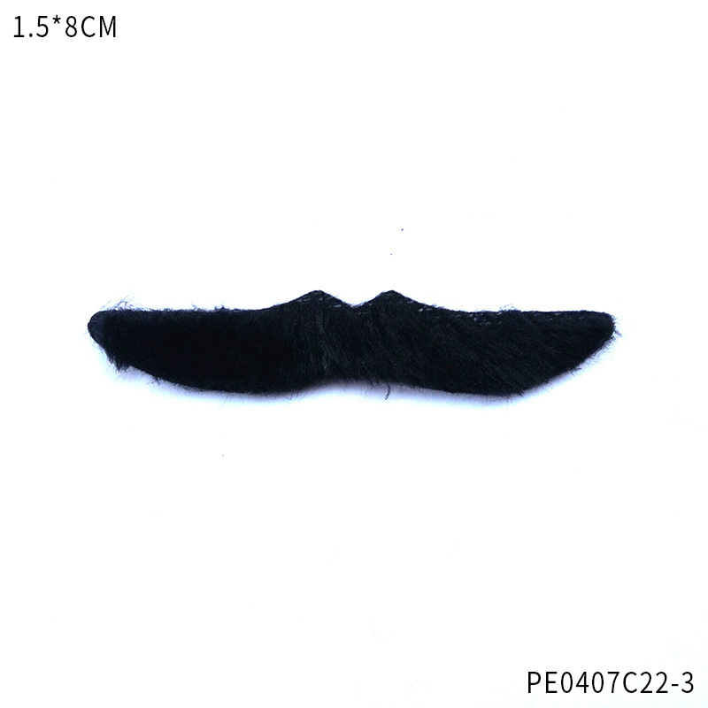 Amazon Hot Halloween disfraz de barba negra caballero peluche barba accesorios