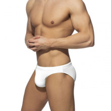 UXH 男士纯色紧身三角泳裤多色彩色简约外贸跨境性感沙滩三角裤男