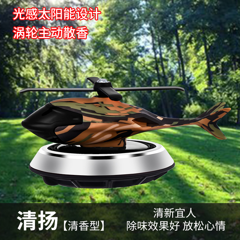 camouflage helicopter solar-powered