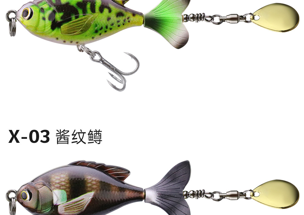 Floating Minnow Lures Hard Baits Spinner Baits Fresh Water Bass Swimbait Tackle Gear
