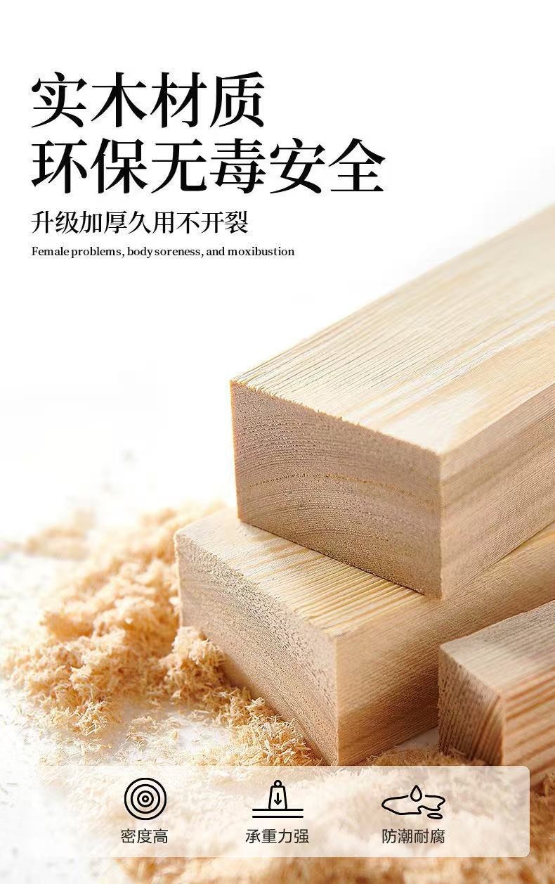 Wooden Moxibustion Box Portable Moxa Warmer 4-6 Hole Ai Jiu Tool for Traditional Warm Therapy preparation
