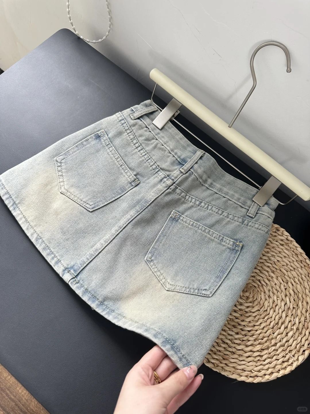 Plus Size High-Waisted Denim Mini Skirt Slimming A-Line Bodycon For Women Summer Design_ecoleips.com