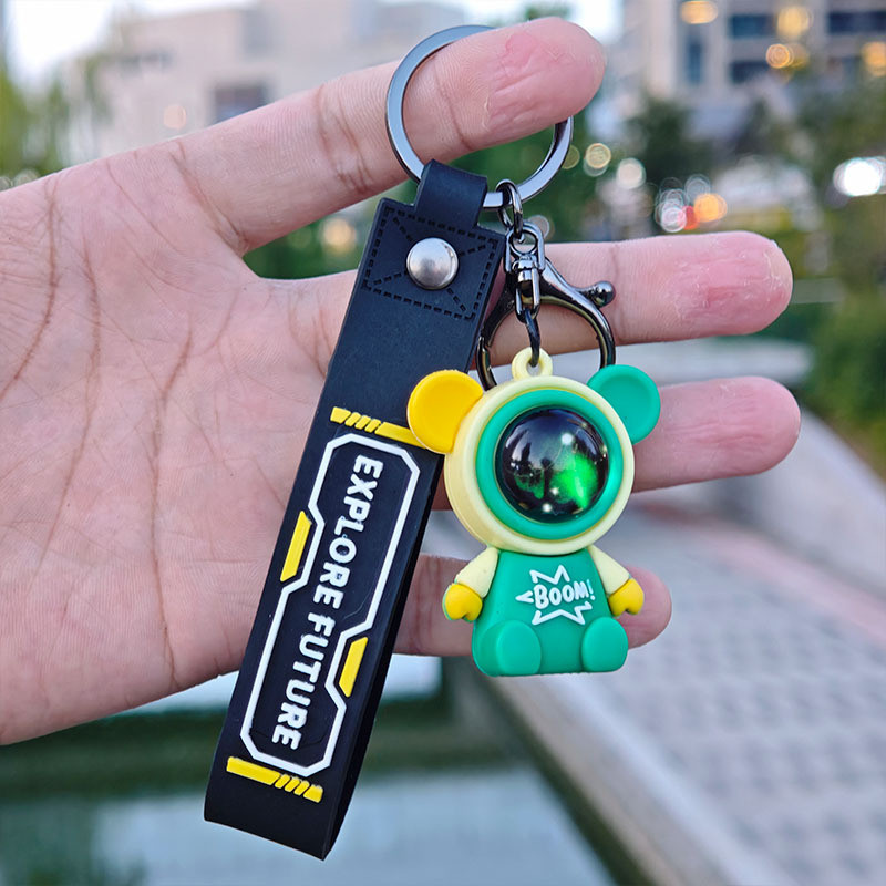 Viaje creativo transfronterizo, muñeca de cielo estrellado, llavero de astronauta, colgante de bolso, decoración de coche, regalo de evento