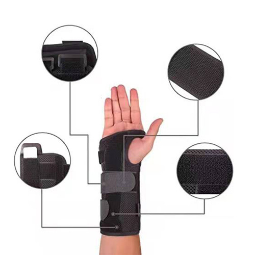 Pressure-adjustable fixed wrist support, detachable sports wrist support, adjustable joint wrist band, steel plate support for the wrist.