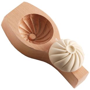Complete Collection of Bun Molds, Wooden Handmade Steamed Bun Pastry Demoulding Artifact, Kitchen Meat Bun Shaper Mold Stereo