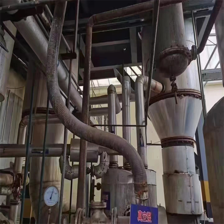 双效循环挥发器 污水处理化工蒸发器 二手9.6吨钛材质MVR蒸发器