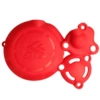 Red clutch cover