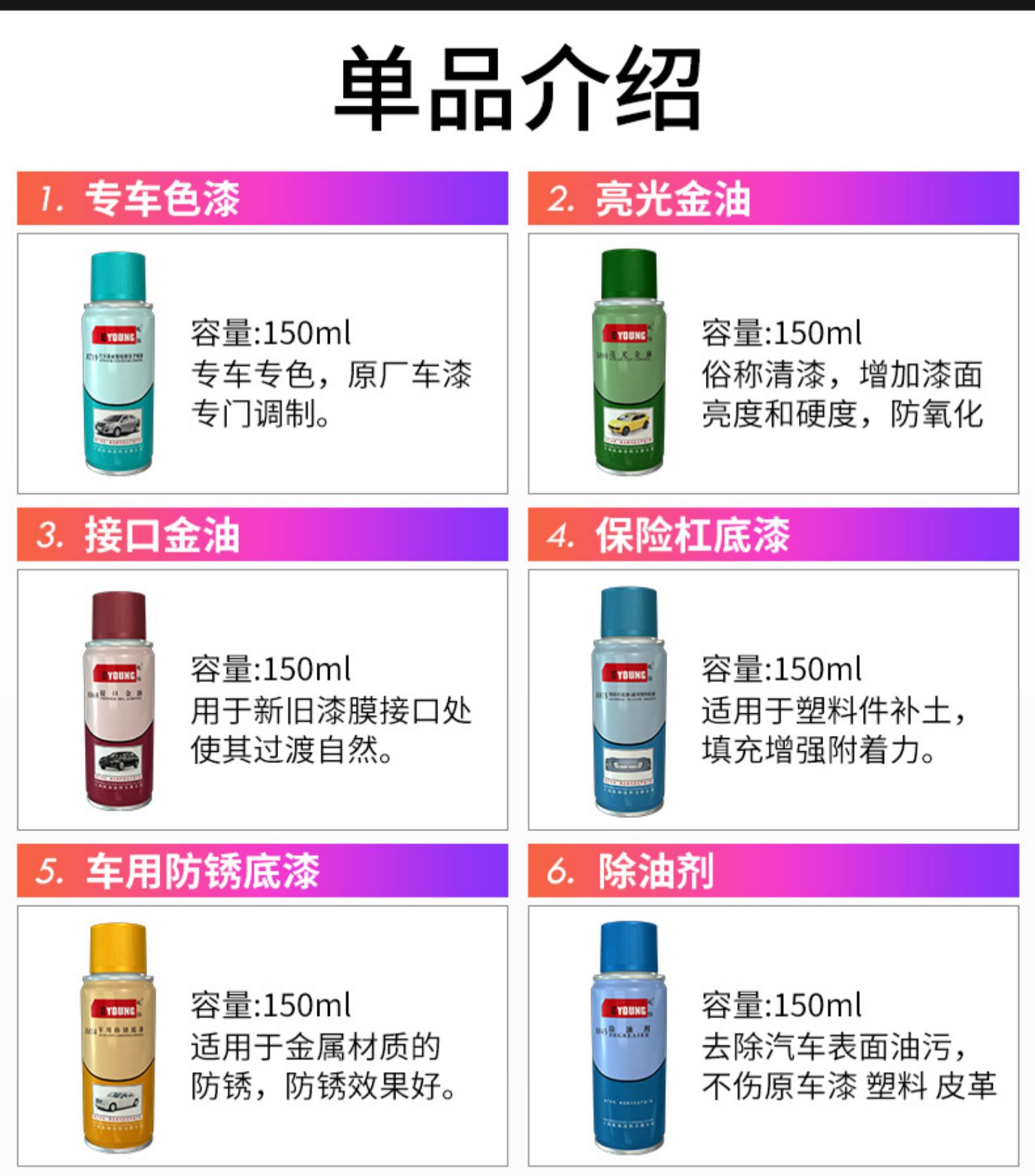 Wuling Rongguang New Car Spray Paint Clear Sky Silver Touch-Up Pen for Small Truck Scratch Repair Special Car Paint Pearl Silver Color