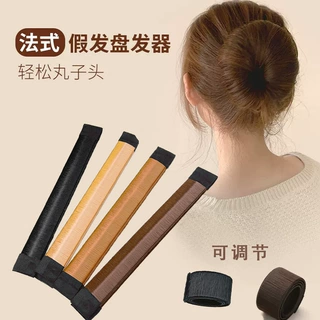 盘发器丸子头固定神器发饰女懒人花苞头卷发神器高级感啪啪圈头饰