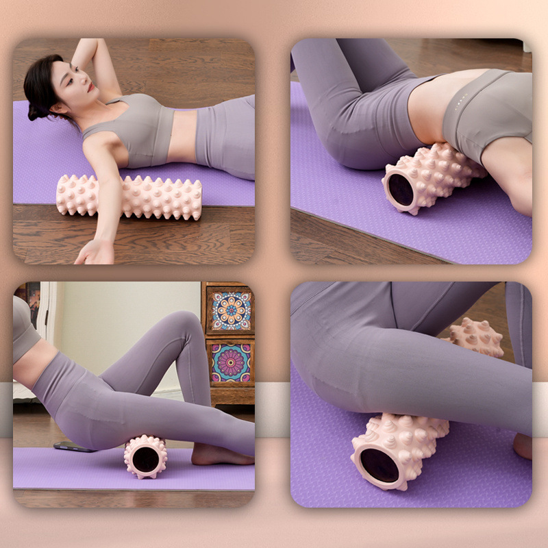 Pilates de yoga espuma eje relajación muscular masaje rodillo rodillo deporte pantorrilla barra de yoga rodillo comercio al por mayor