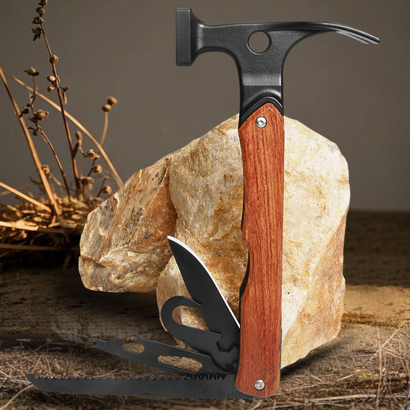 工厂直销户外多功能露营地钉锤工具不锈钢地钉帐篷固定地钉伐木