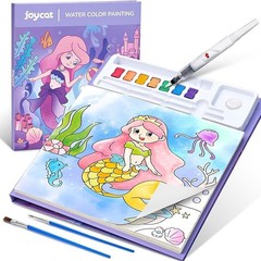国境を越えた売れ筋の子供用水彩塗り絵セット手作りDIY落書き絵画ぬり絵水に浸して描くことができます
