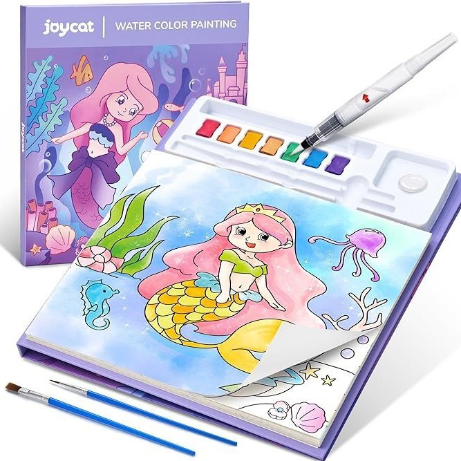 国境を越えた売れ筋の子供用水彩塗り絵セット手作りDIY落書き絵画ぬり絵水に浸して描くことができます|undefined