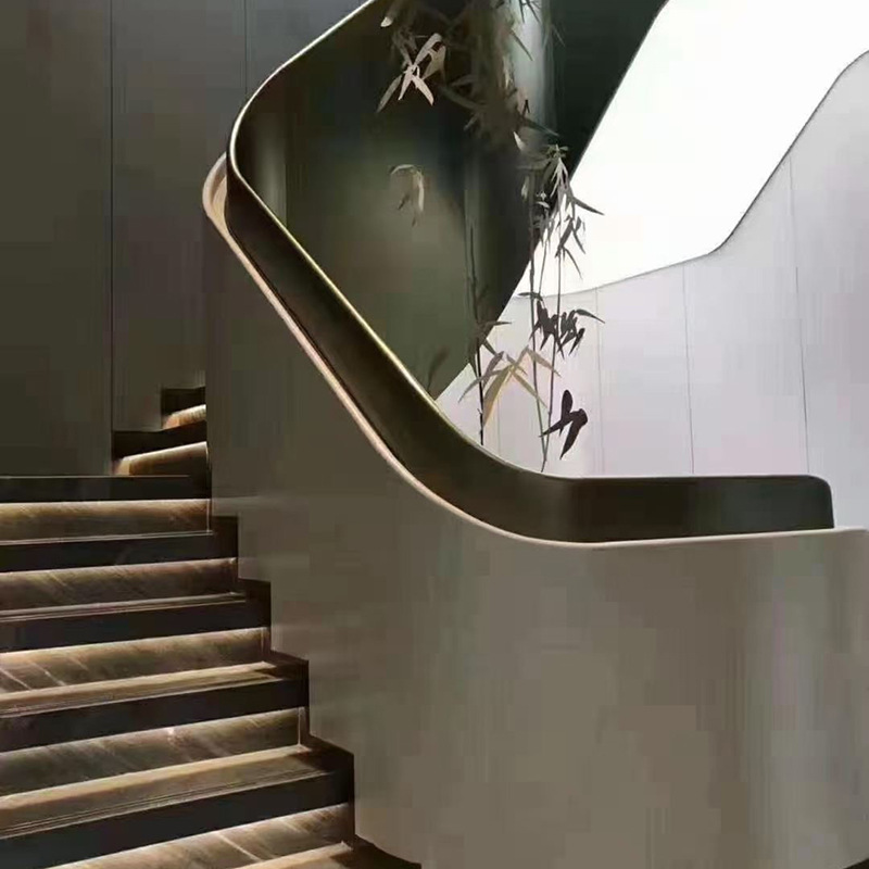 钢板扶手,钢板楼梯扶手效果图,钢板楼梯扶手(第11页)_大山谷图库