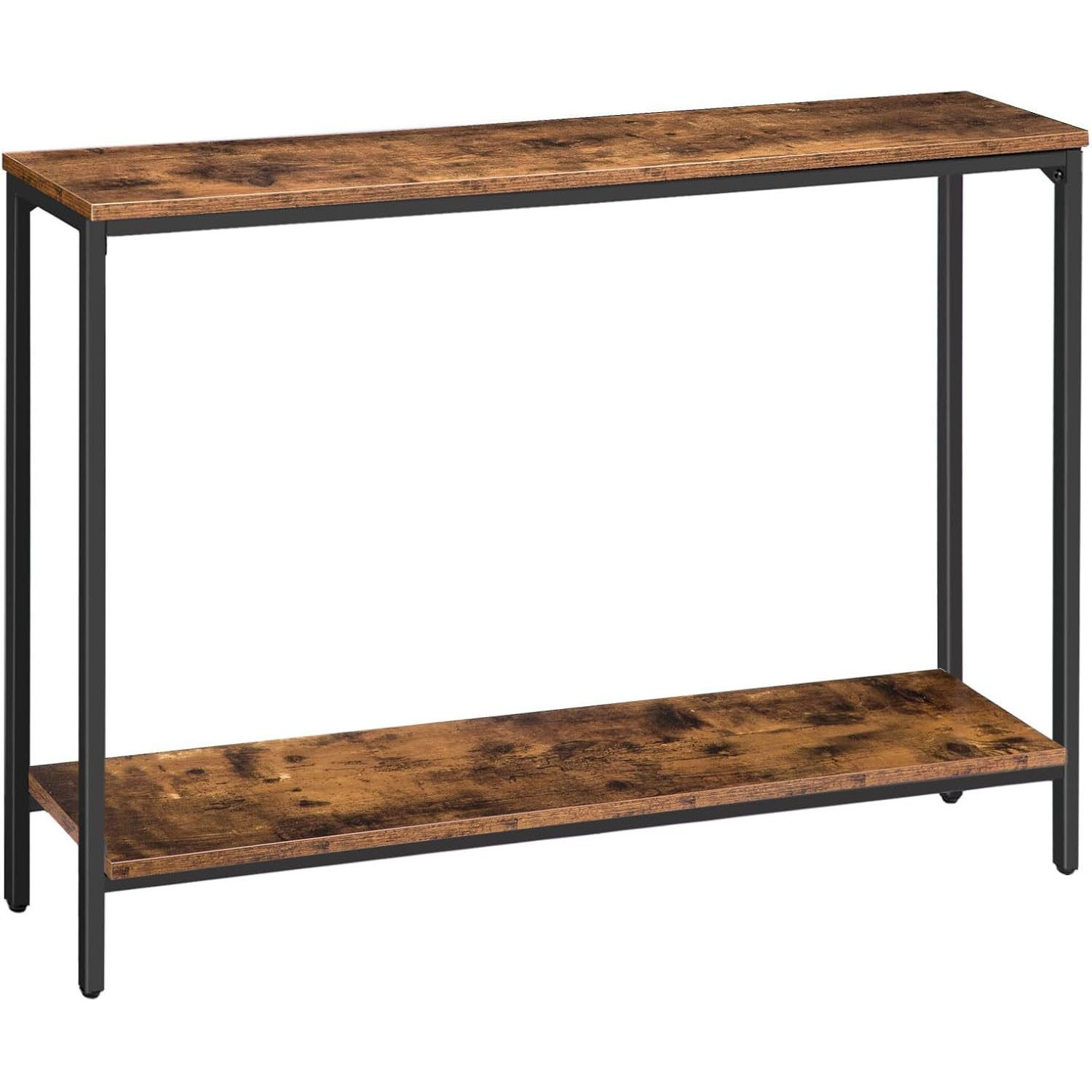 Mesa de cierre de metal, mesa de sofá, mesa lateral, mesa de exhibición, adecuada para pasillo, dormitorio, sala de estar, vestíbulo