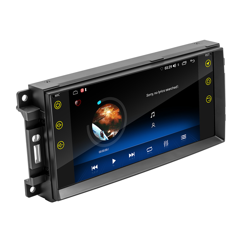 Aplicable a Jeep Wrangler / Dodge / Chrysler 7 pulgadas Fang Yi Tong Android GPS de navegación en todo unidad