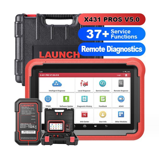 Yuanzheng Launch X431 Pros V5.0 Automotive Detection and Diagnostic Instrument Overseas 8inch Global Version 2023 New Model